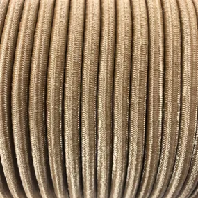 3/16" Coyote Brown Elastic Draw Cord (Sold per Yard)