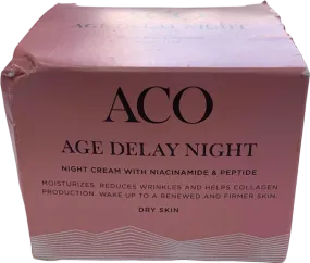 ACO Age Delay Night Night Cream Dry Skin 50 ml