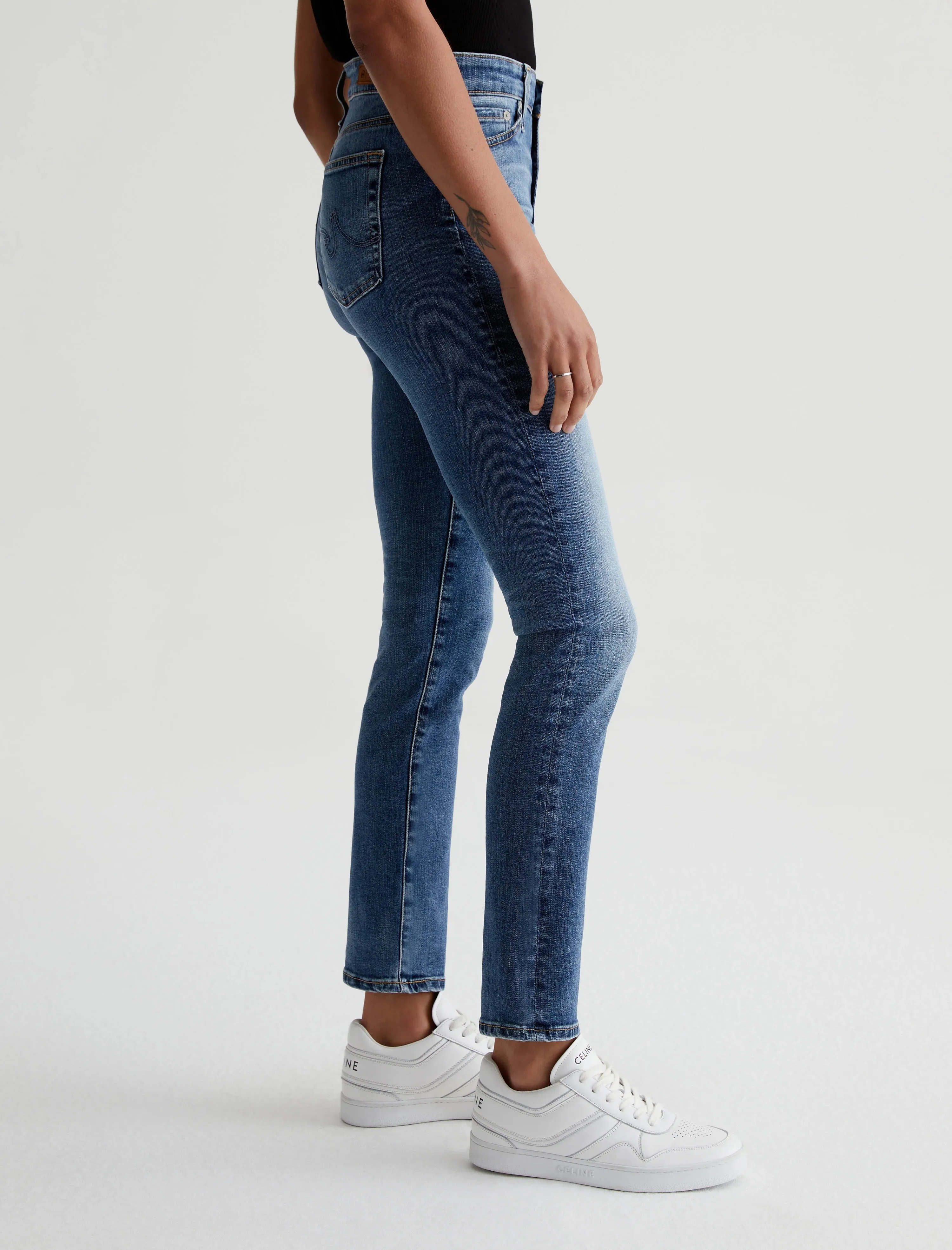 AG Mari | High-Rise Slim Straight Leg