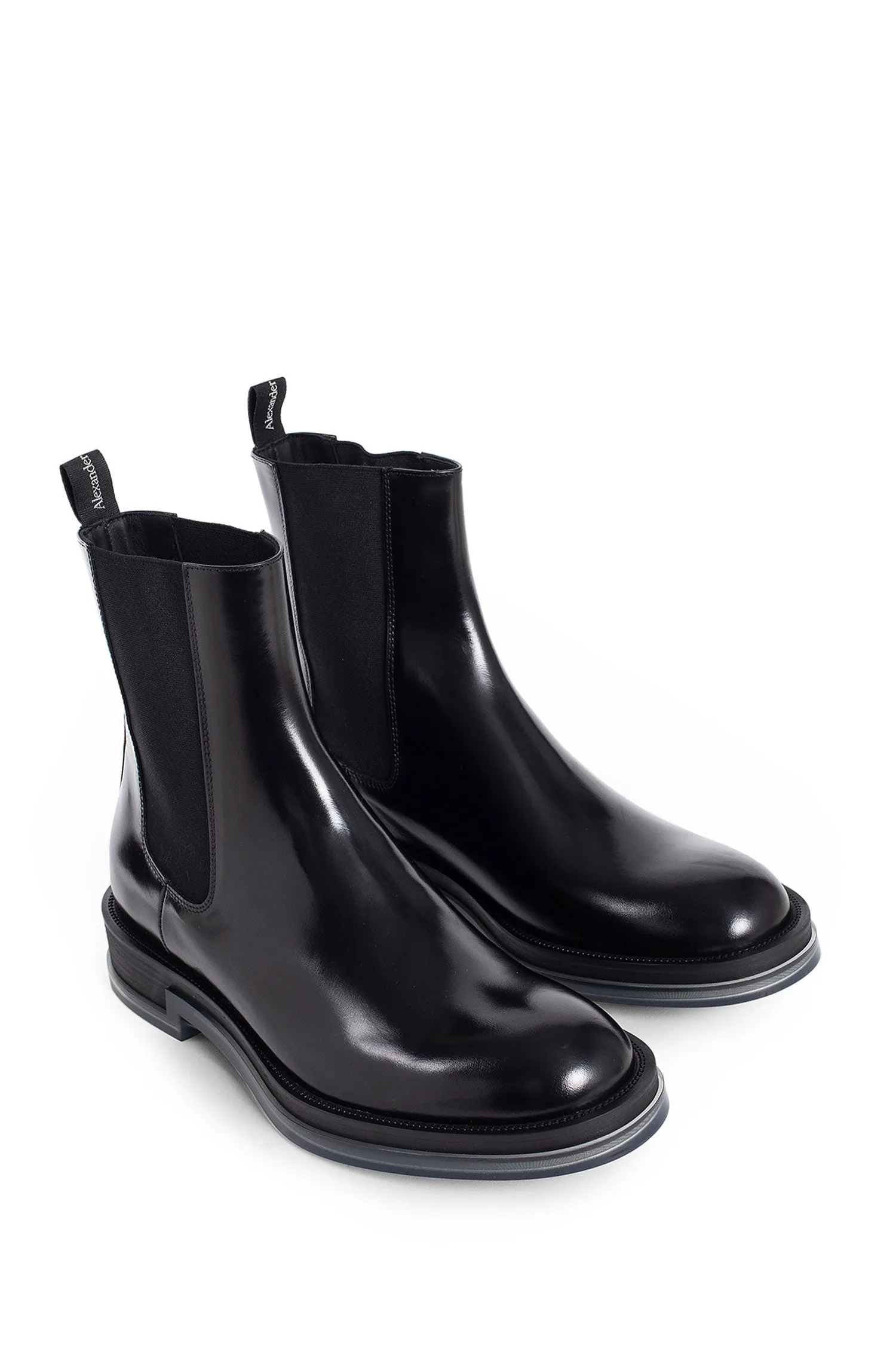 ALEXANDER MCQUEEN MAN BLACK BOOTS