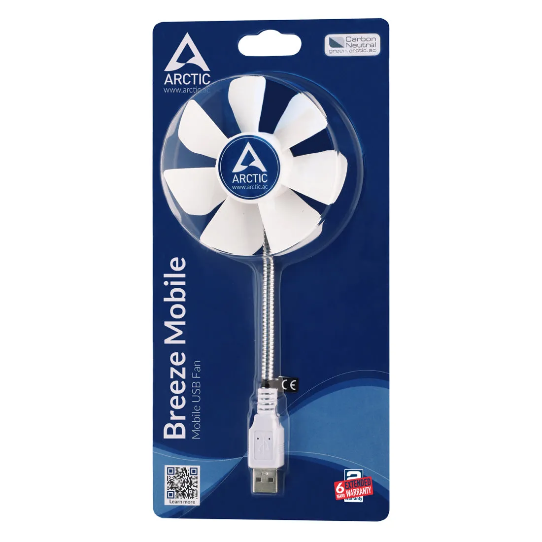 ARCTIC Breeze Mobile USB Portable Mini Fan with Flexible Neck