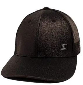 Ariat Women's Black Glitter & Black Mesh Ballcap