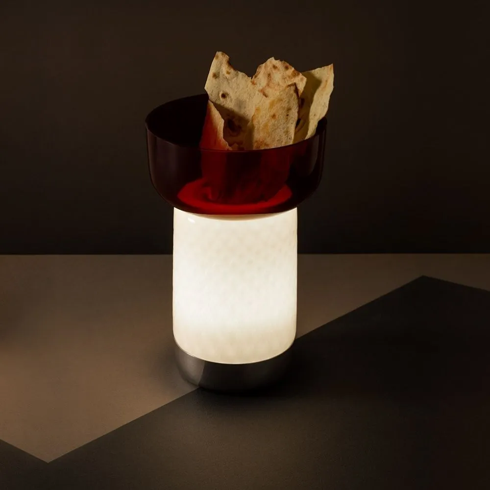 Artemide Bontà LED portable table lamp with bowl diam. 18 cm.