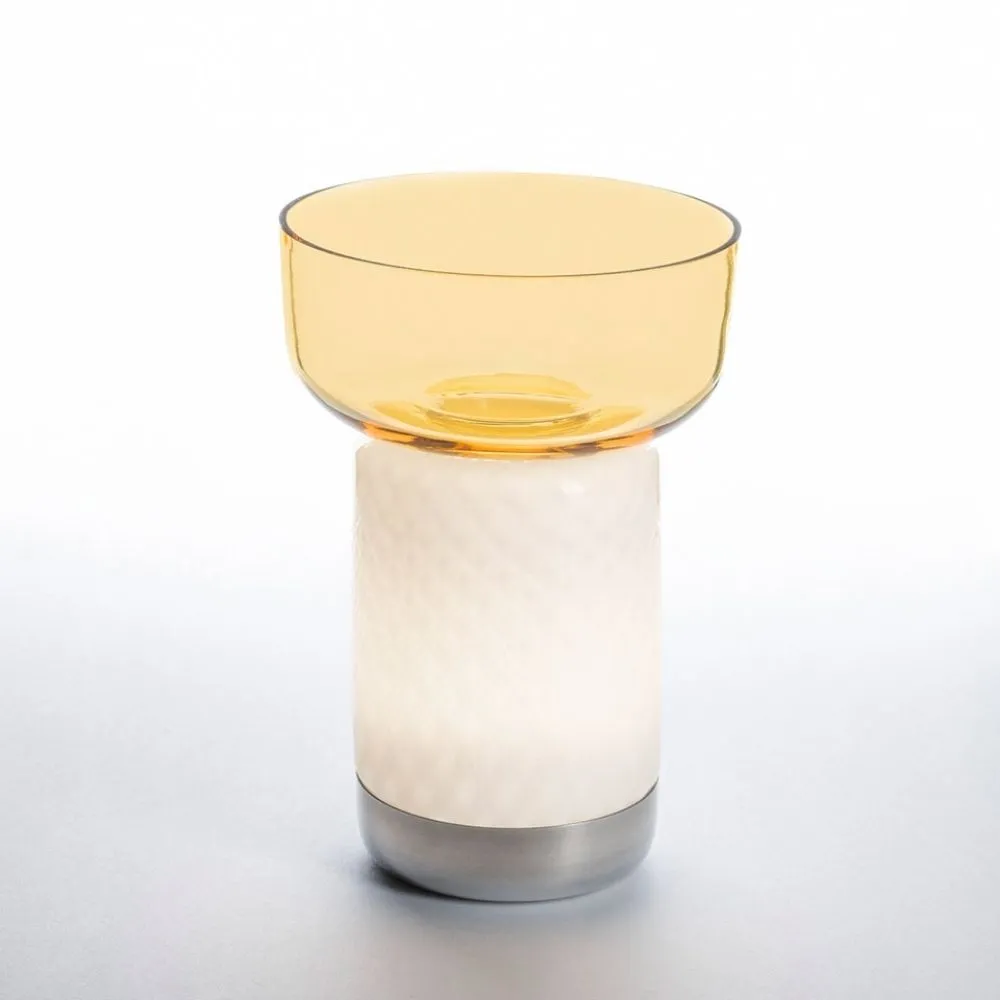 Artemide Bontà LED portable table lamp with bowl diam. 18 cm.