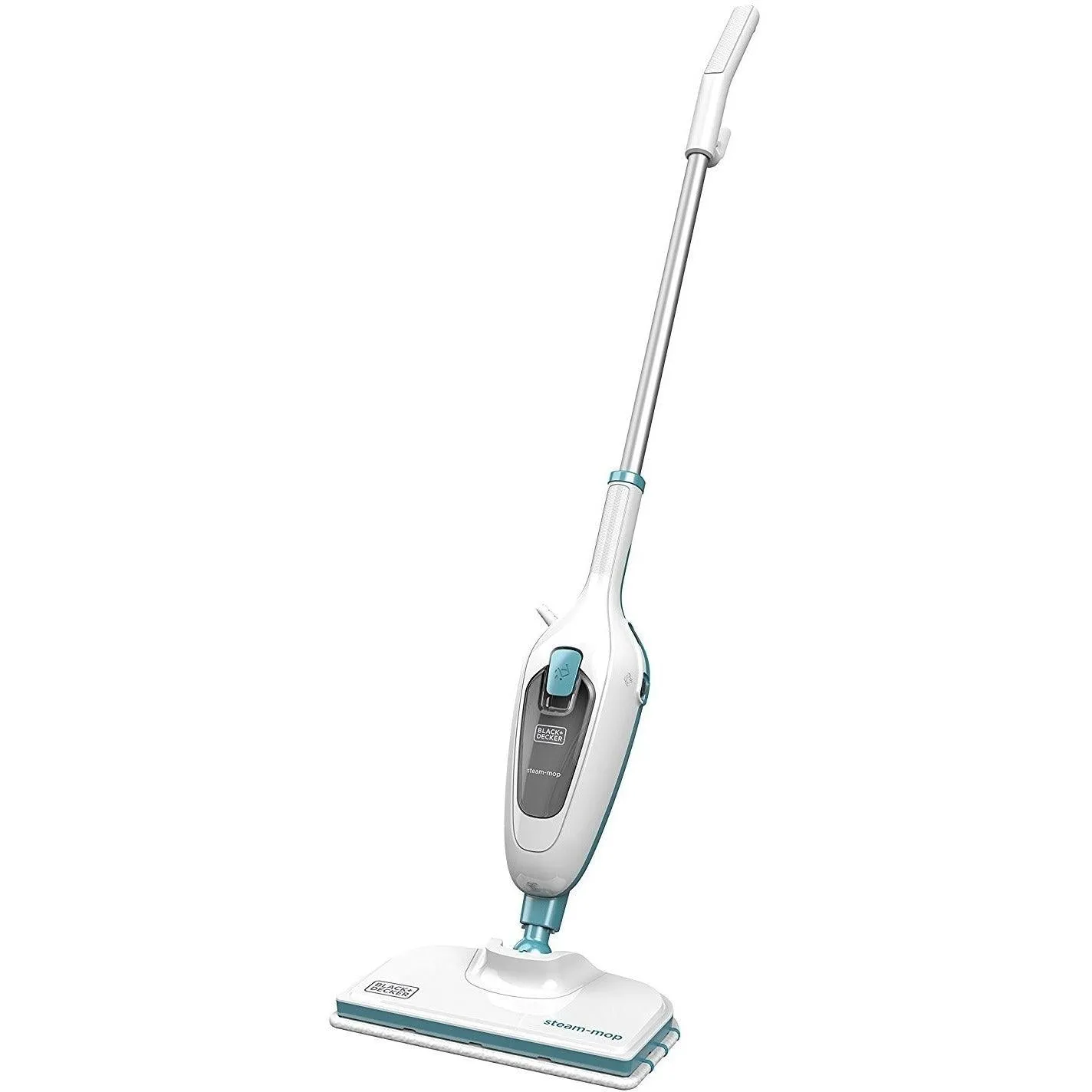 Black & Decker 1300W Steam Mop - White & Blue | FSM13E1-GB