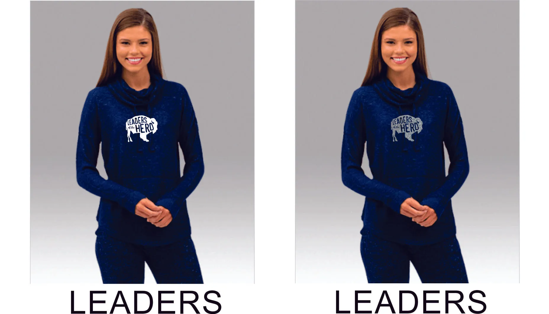 BRE Ladies Cowl Pullover- 5 Designs