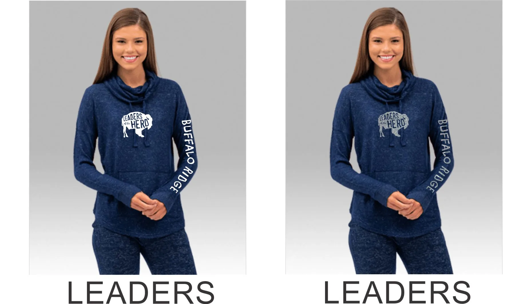 BRE Ladies Cowl Pullover- 5 Designs