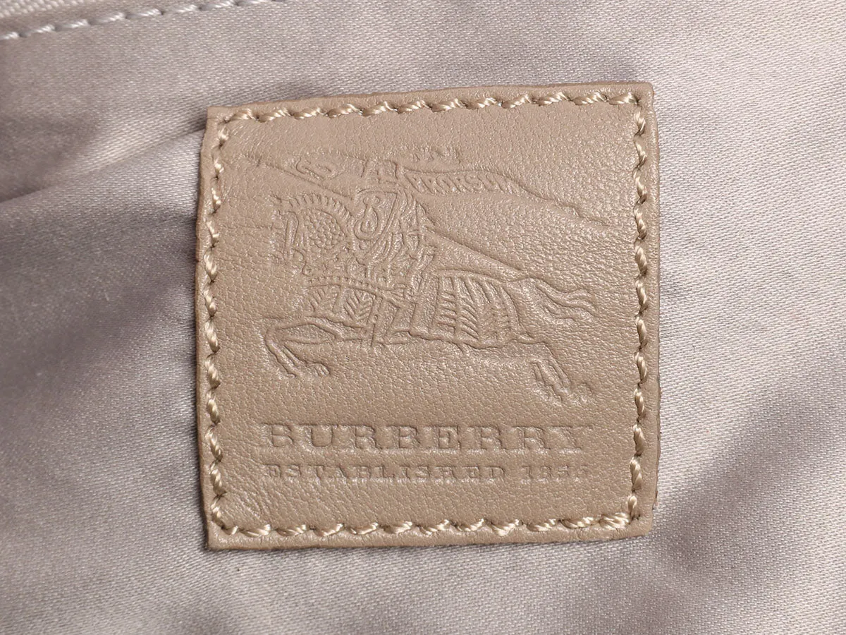 Burberry Large Woven Python Beaton Bag