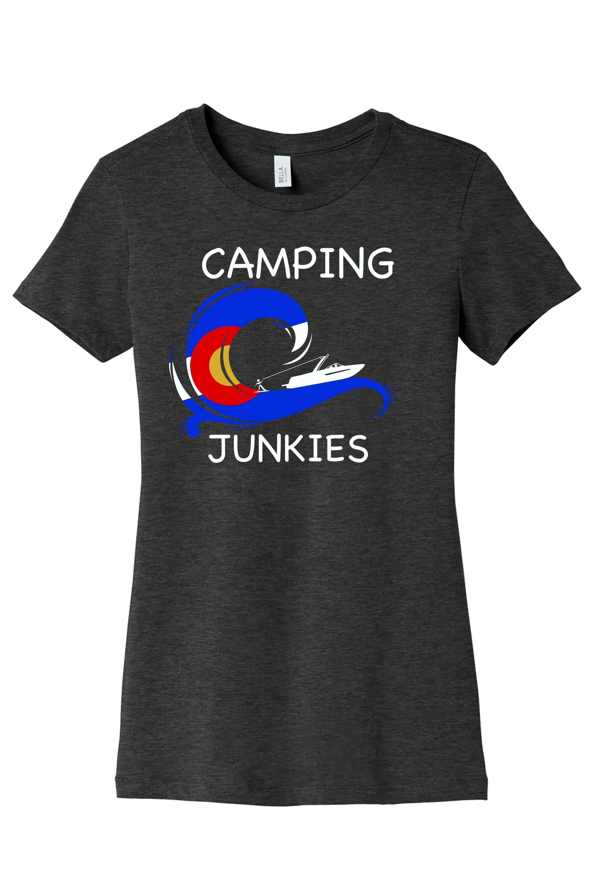 Camping Junkies Ladies Tee