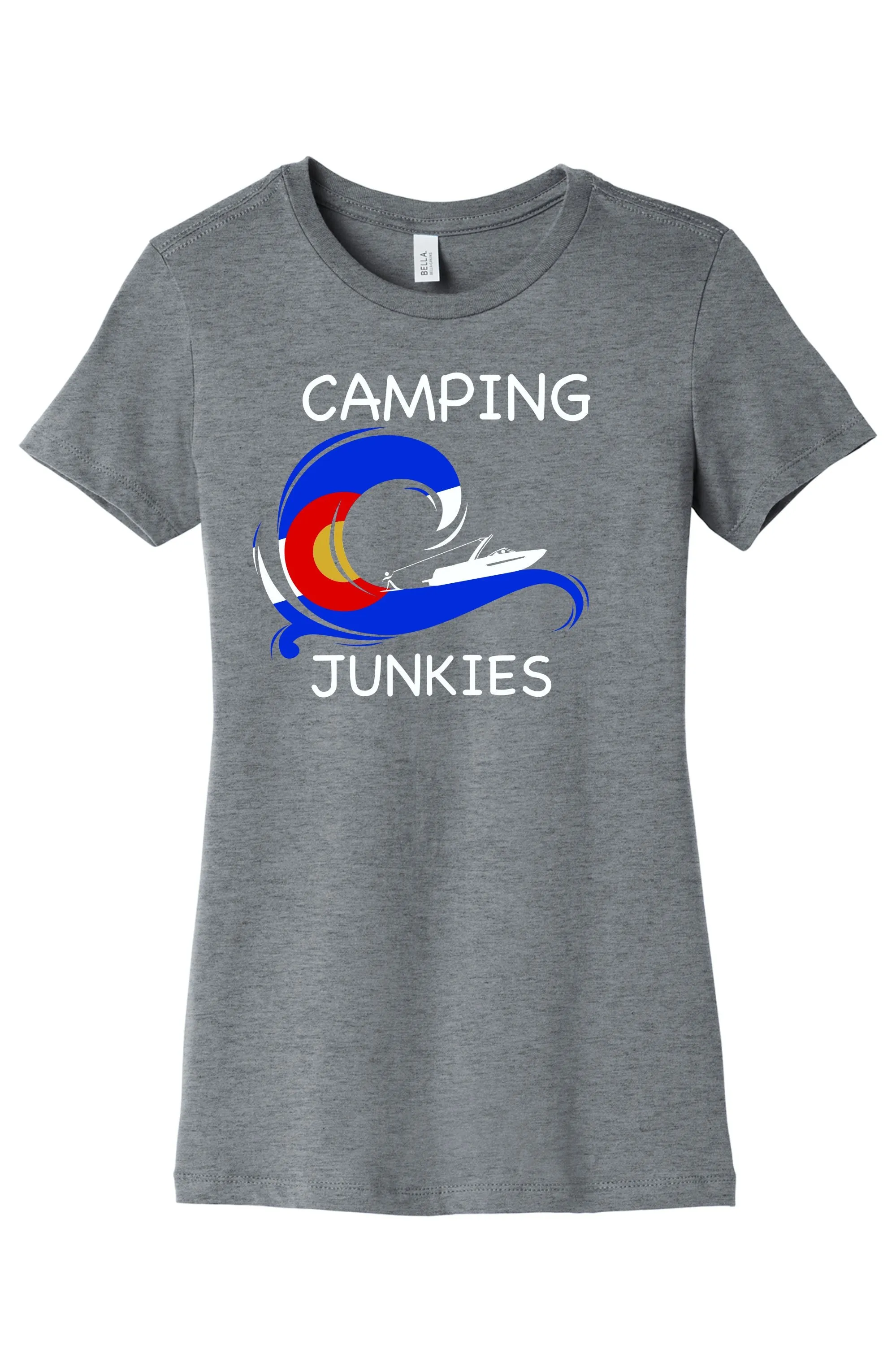 Camping Junkies Ladies Tee