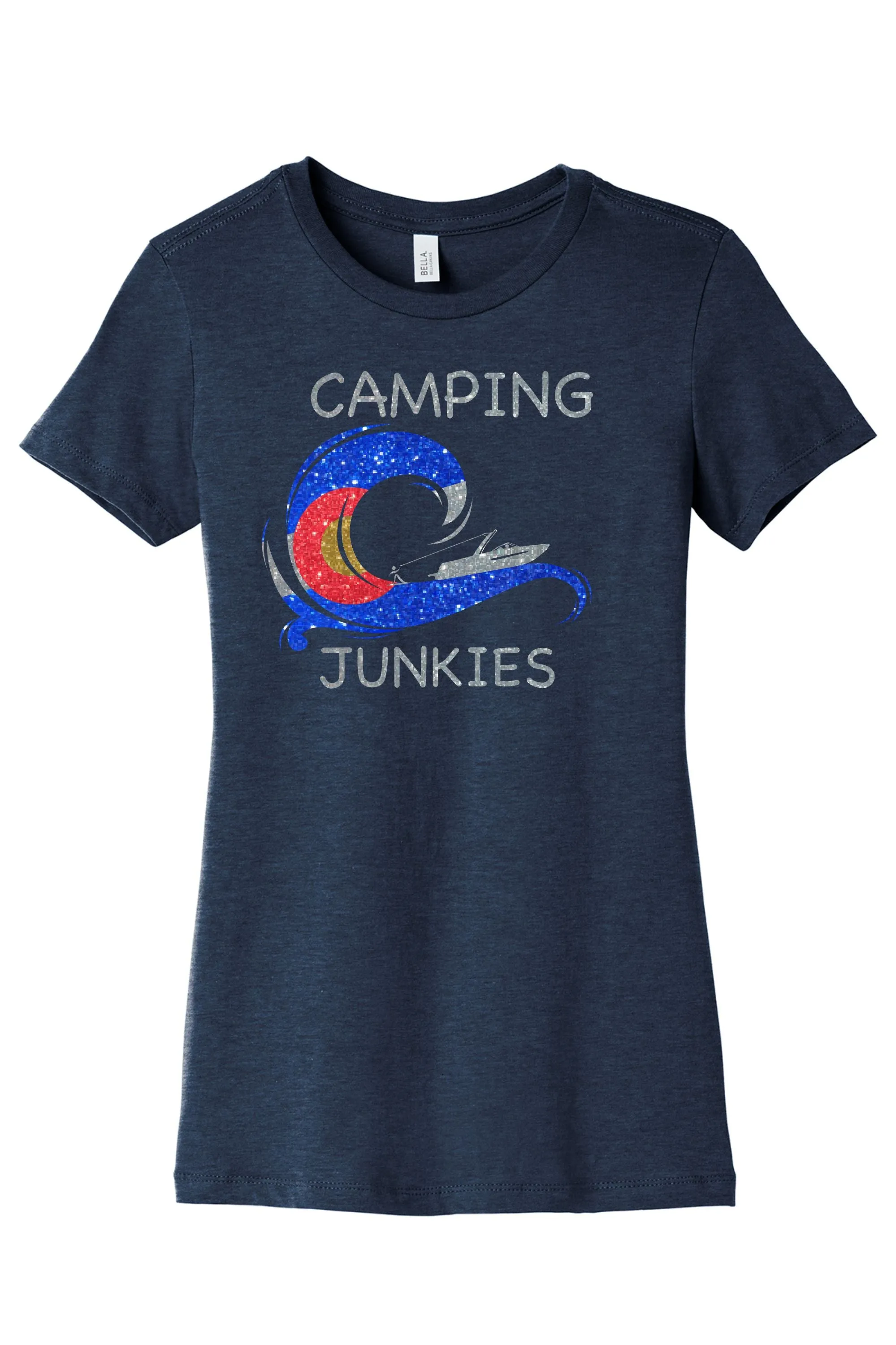 Camping Junkies Ladies Tee