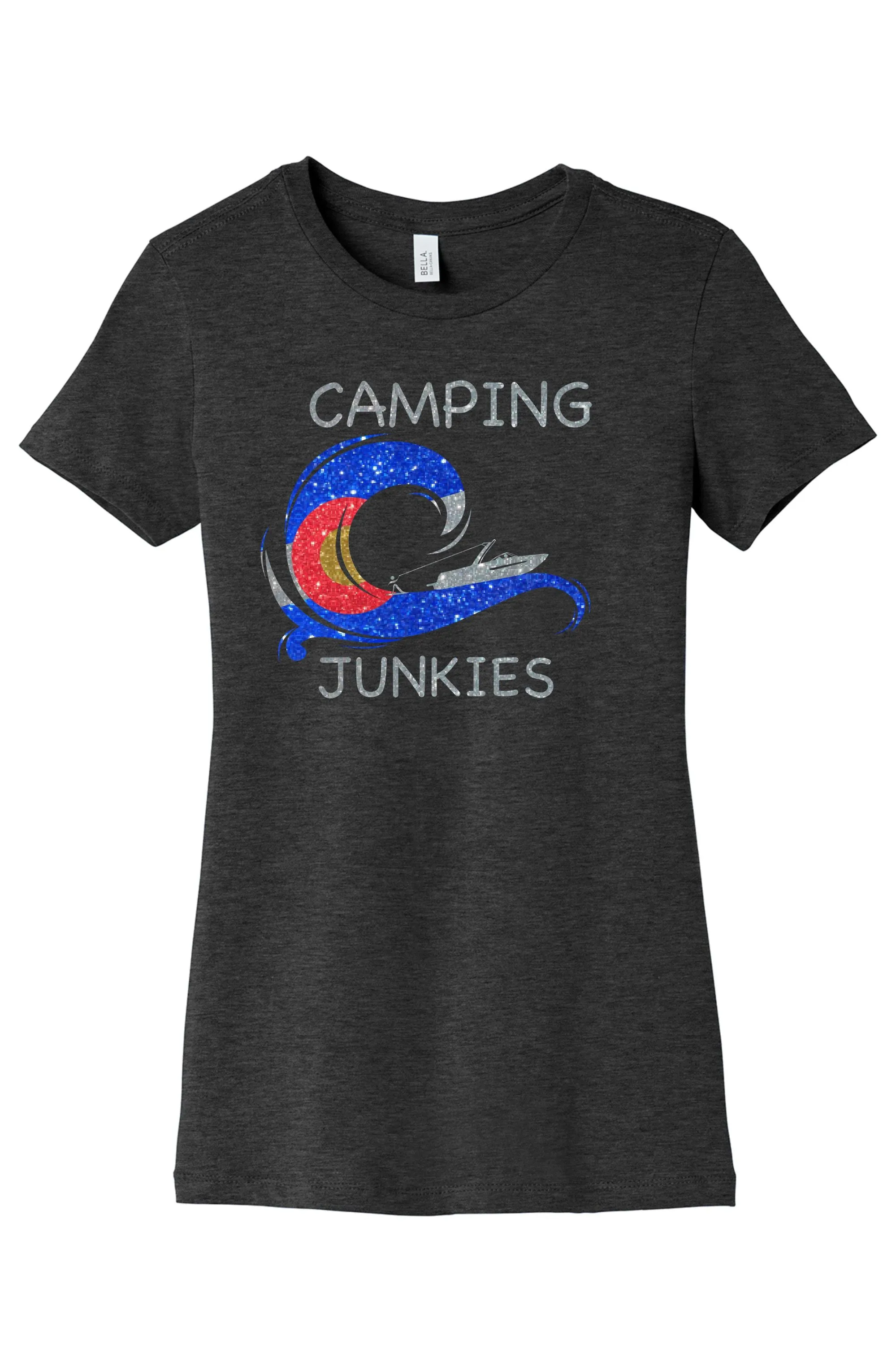 Camping Junkies Ladies Tee