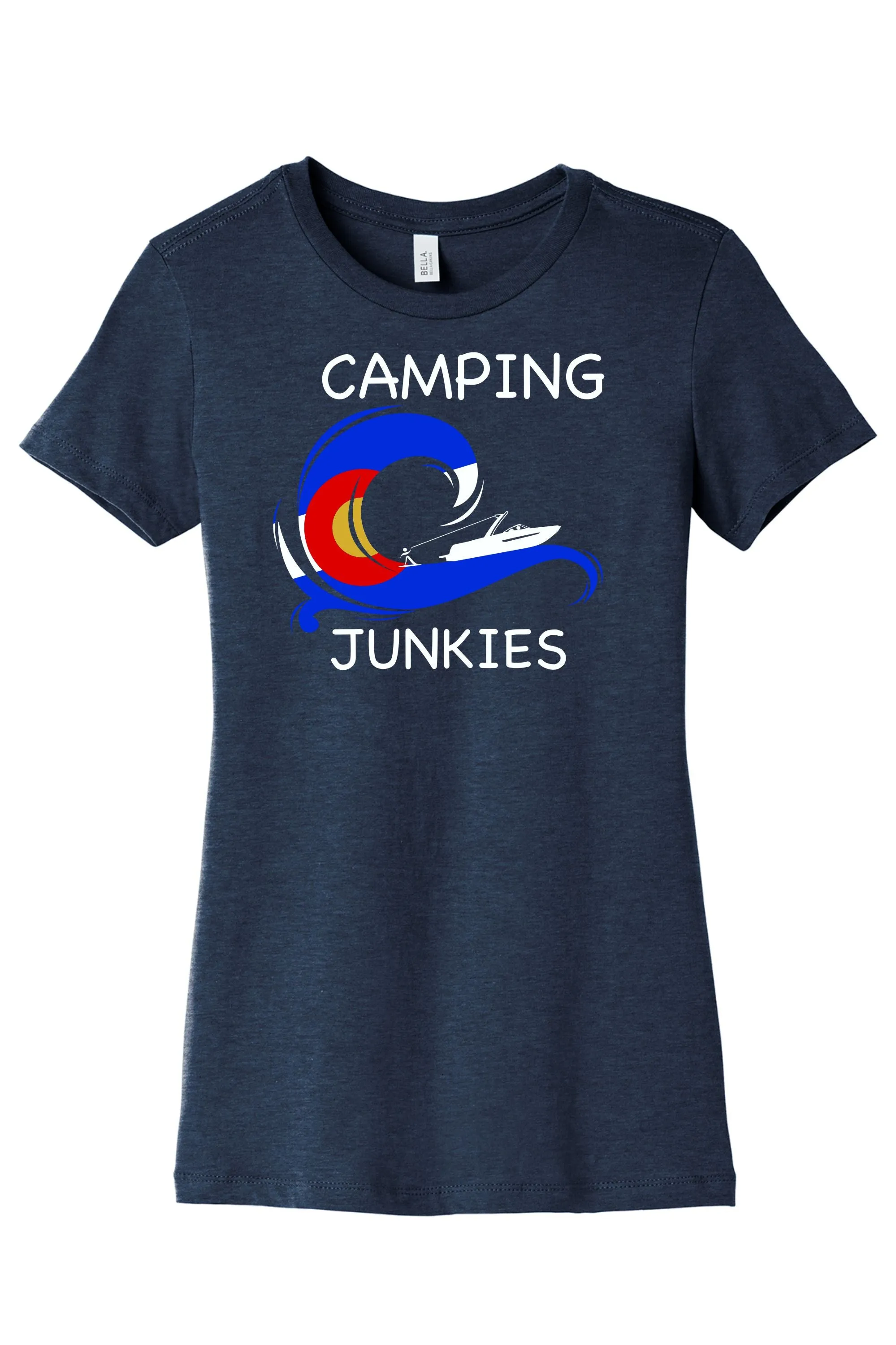 Camping Junkies Ladies Tee