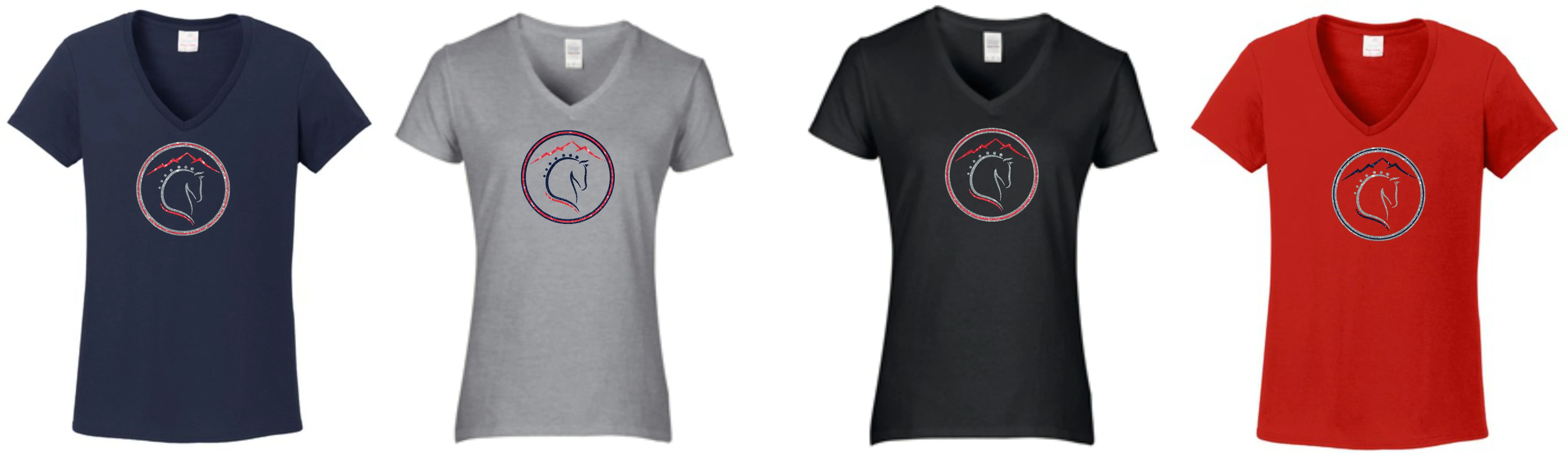 Can Am Stables Ladies Tee-  Matte or Glitter