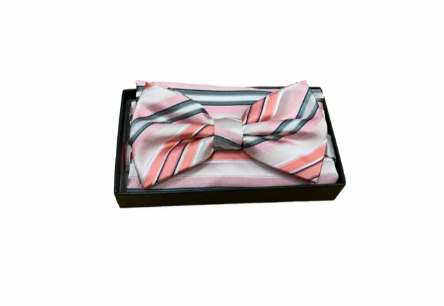 CASWELL'S BOW TIE & POCKET SQUARE SET