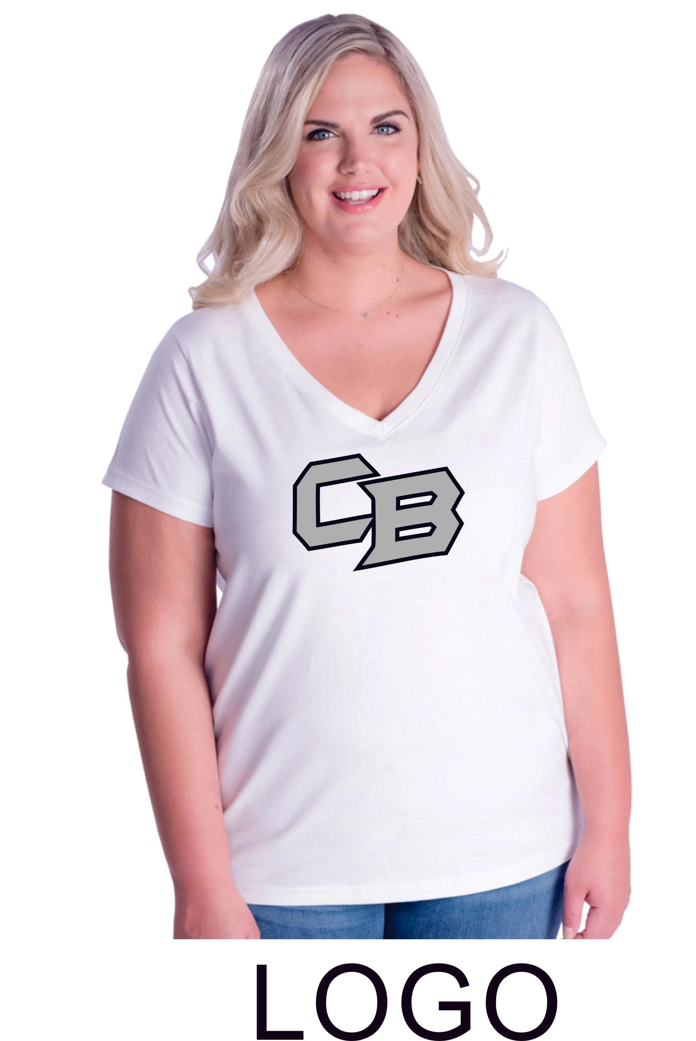 CO Baseball Curvy Ladies Tee- 7 designs- Matte or Glitter