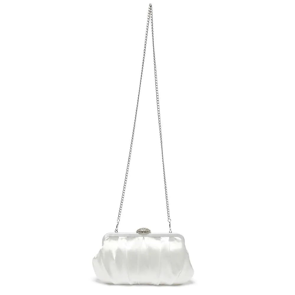 Concord Handbag in Ivory Satin