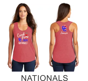 Creek Poms Triblend Ladies Tank- 5 designs