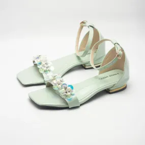 Crystal Strappy Women's Flat Sandals | Nawabi Shoes BD