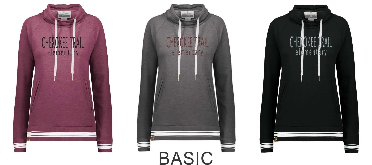 CTE Funnel Neck Ladies Pullover- 3 designs