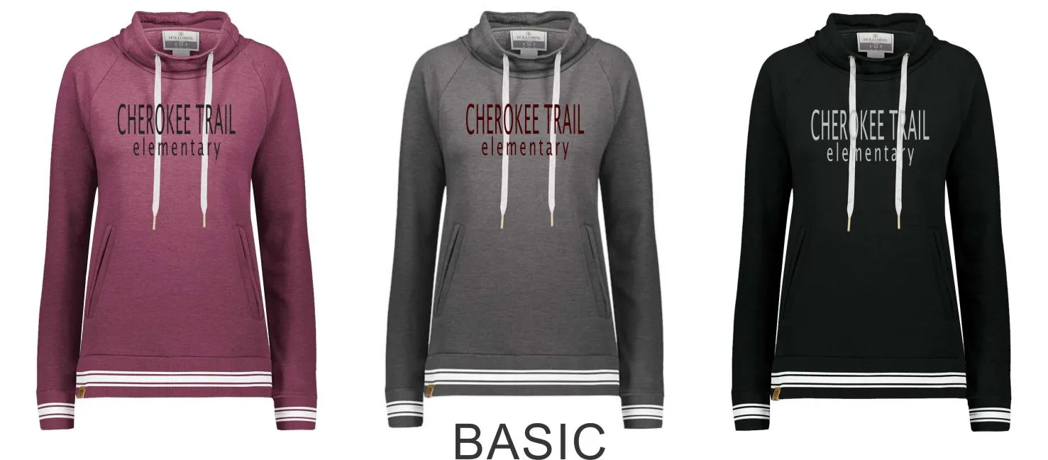 CTE Funnel Neck Ladies Pullover- 3 designs