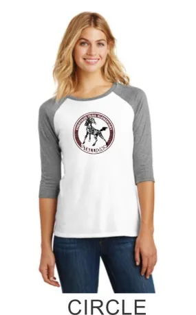 CTE Glitter Ladies Raglan-in 4 new designs