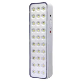 Description Switched 30 LED Emergency Light AC 150 Lumen - White