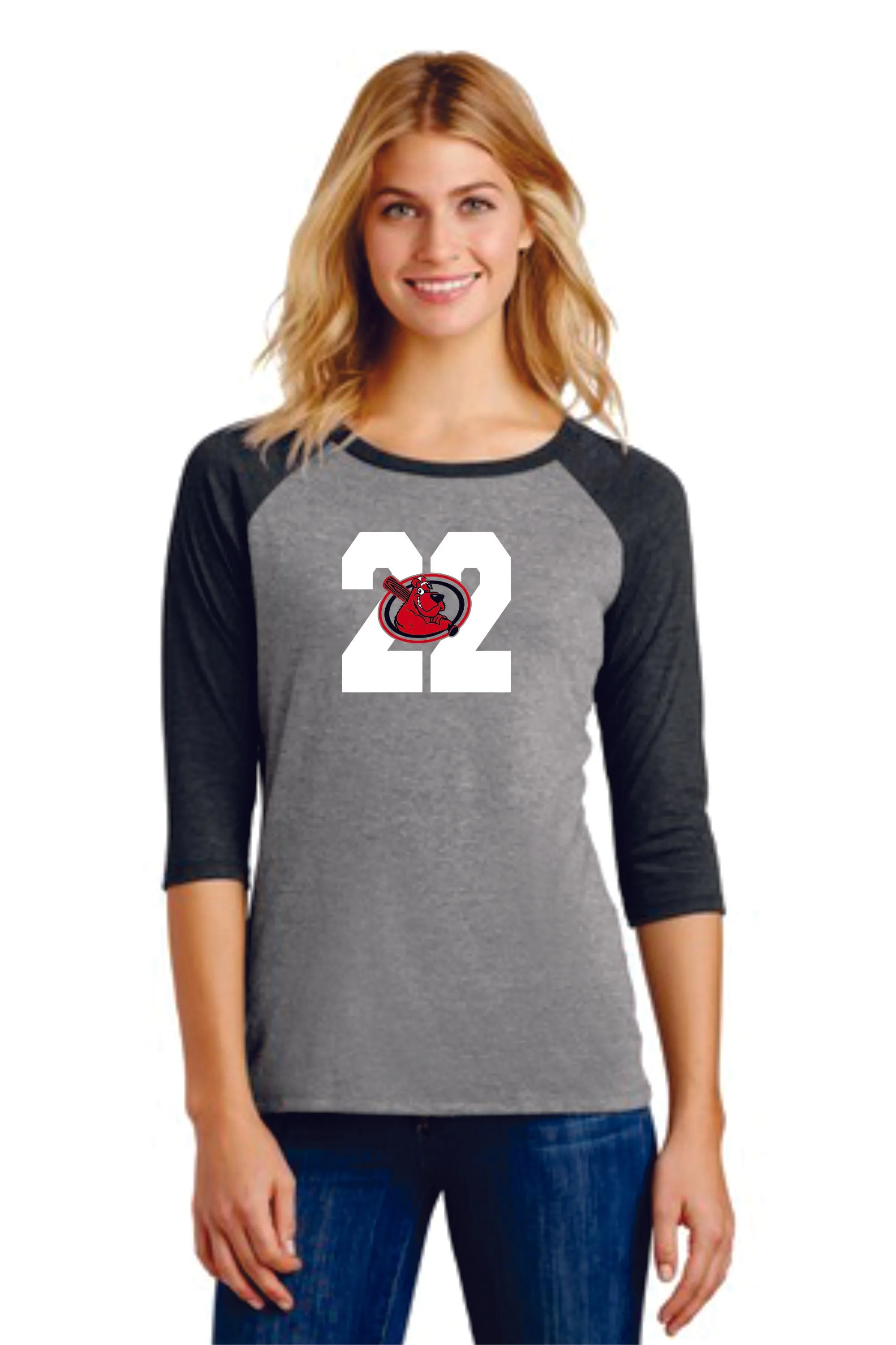 Dirt Dawgs Ladies Raglan - Matte or Glitter