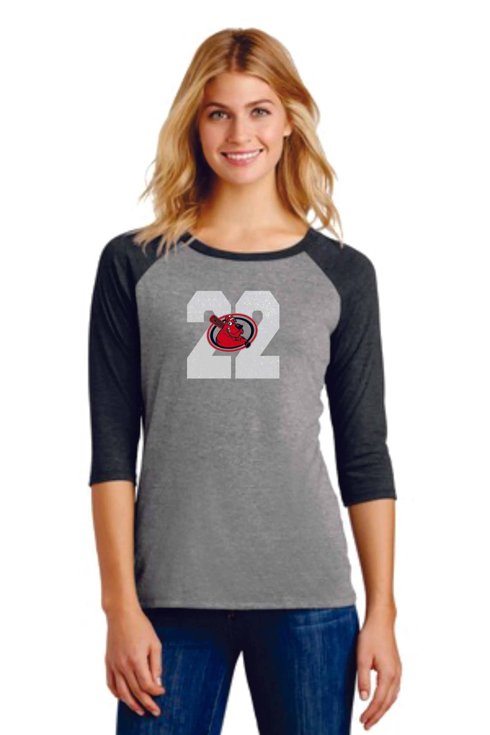 Dirt Dawgs Ladies Raglan - Matte or Glitter