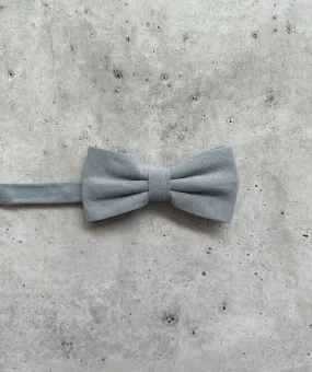 Dusty Blue Cotton Bow Tie