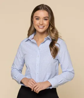 Fawkner Womens Micro Check Long Sleeve Shirt 1895WL