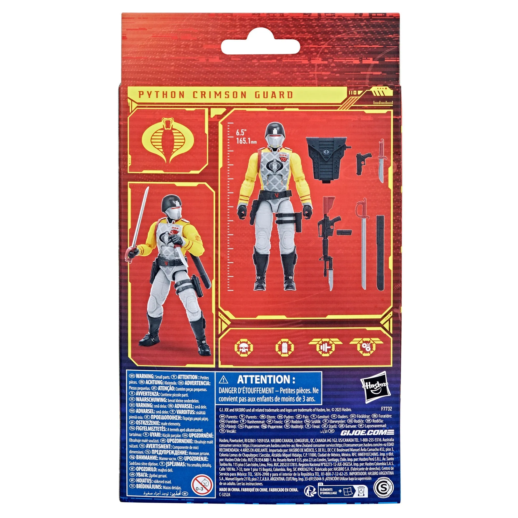 G.I. Joe Classified Series Python Crimson Guard Figure, 66