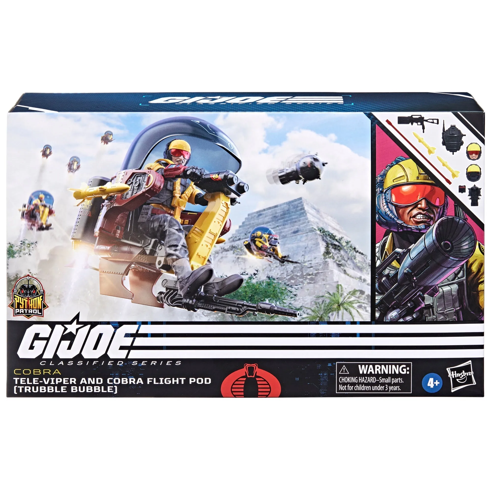 G.I. Joe Classified Series Python Patrol Tele-Viper & Cobra Flight Pod (Trubble Bubble)