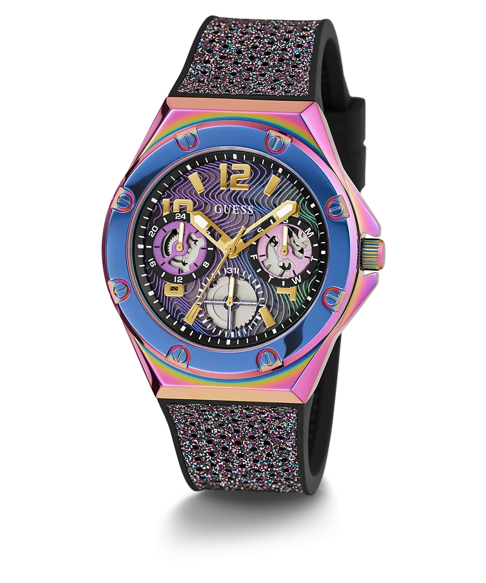 GUESS Ladies 2-Tone Iridescent Multi-function Watch