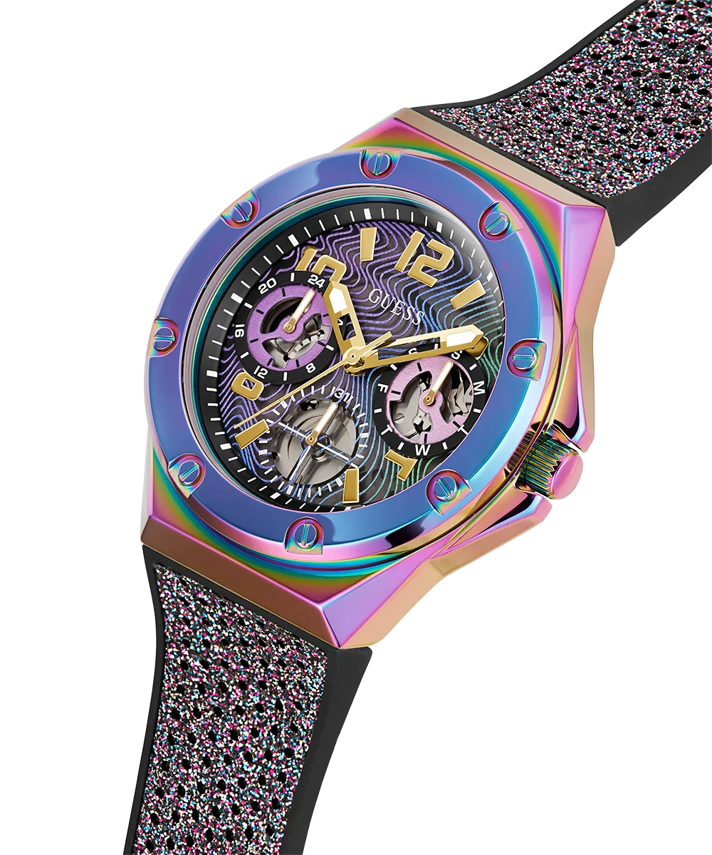 GUESS Ladies 2-Tone Iridescent Multi-function Watch