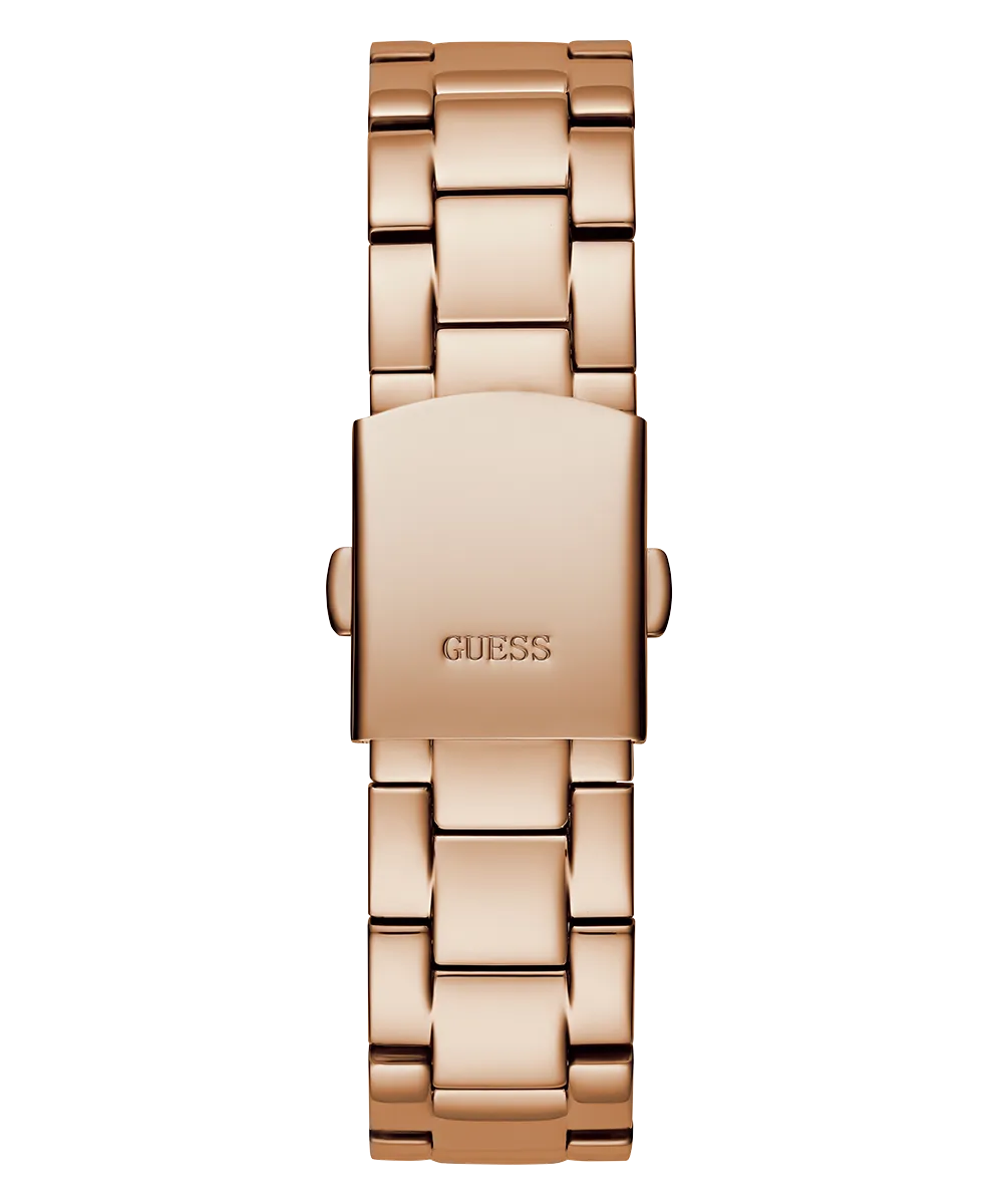 GUESS Ladies Rose Gold Tone Analog Watch