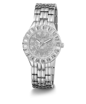 GUESS Ladies Silver Tone Analog Watch