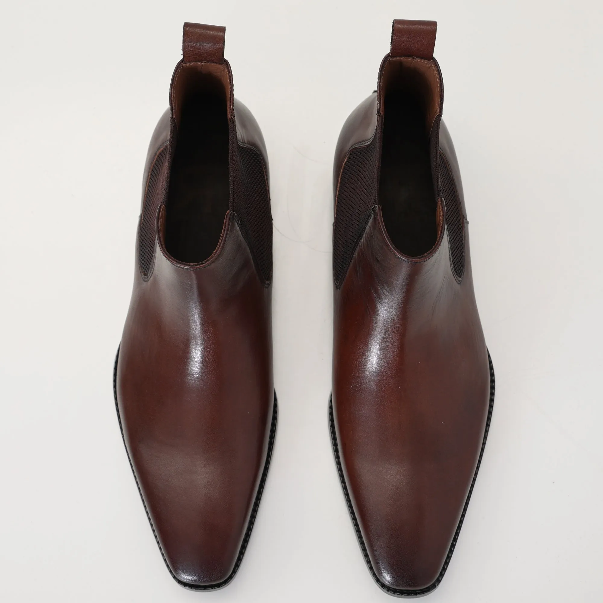 Handmade Leather Chelsea Boot - Brown