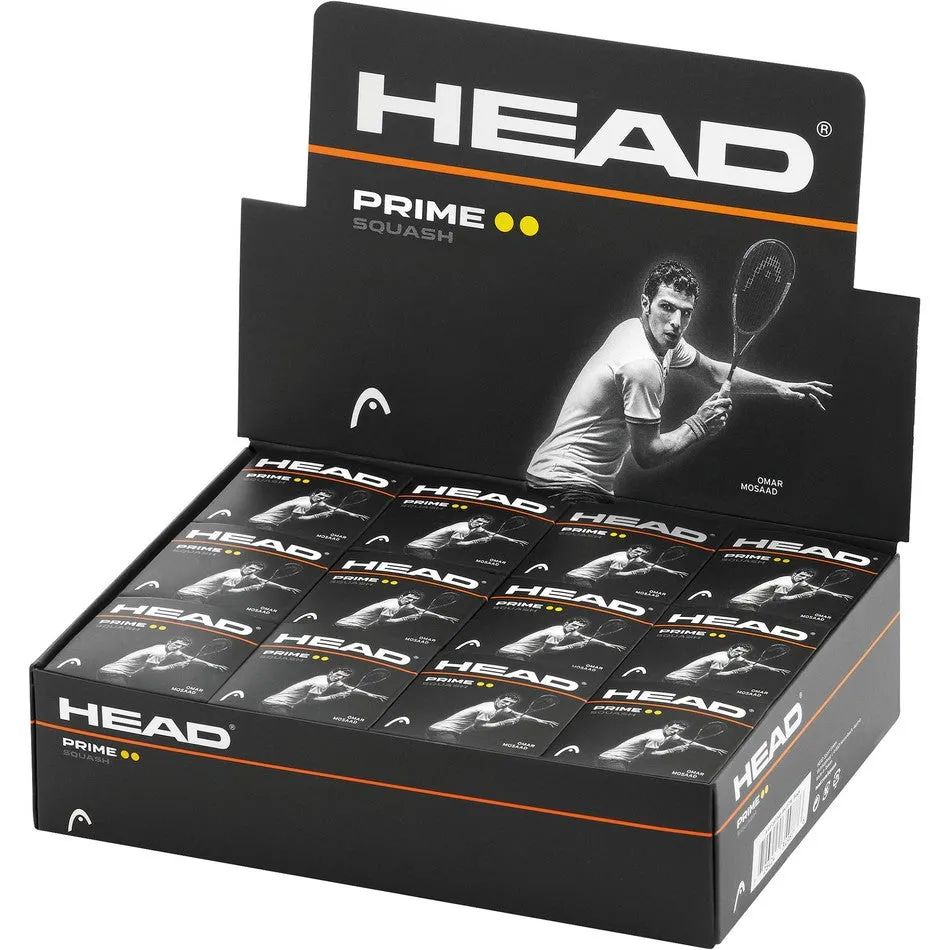 Head Prime (Double Yellow) Squash Ball