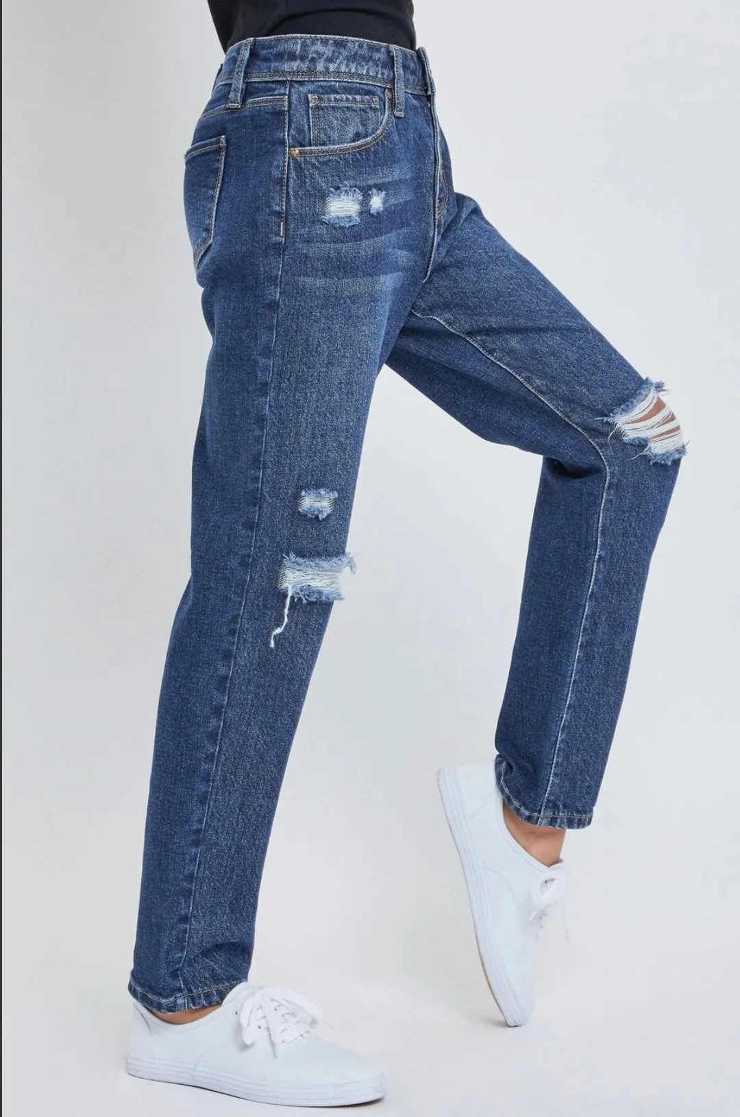 Kids Button Denim Jeans