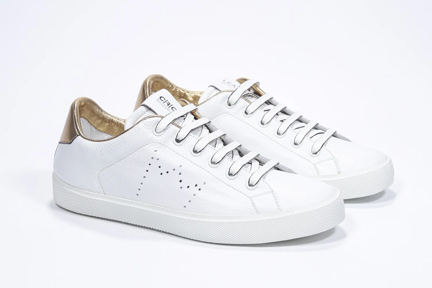 LC06 | Gold & White - Low Top - Women