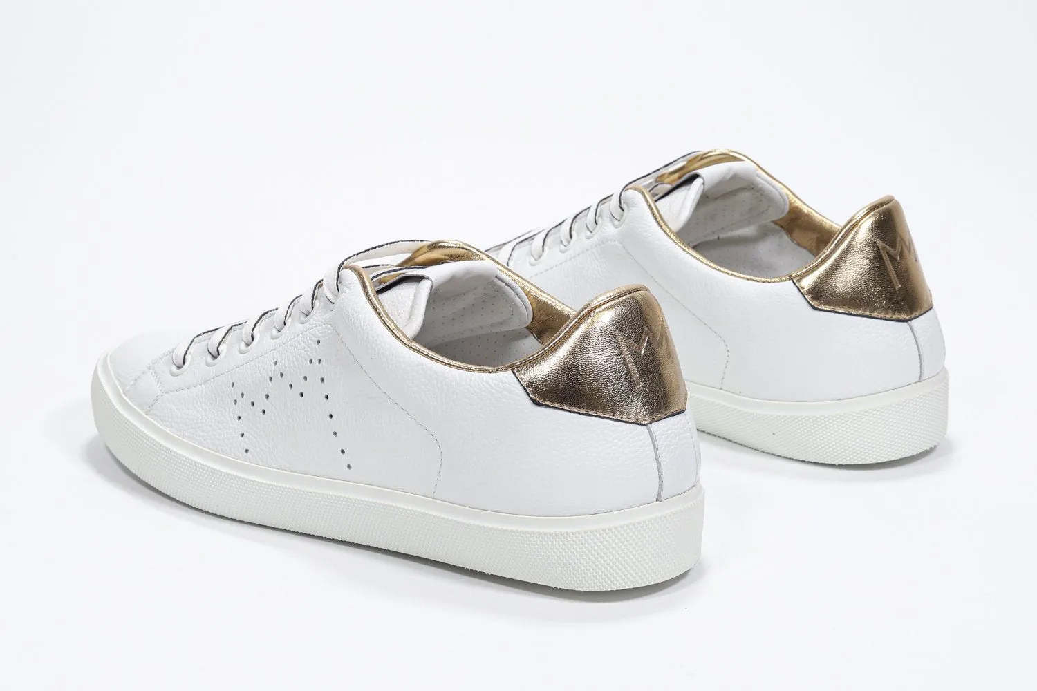 LC06 | Gold & White - Low Top - Women