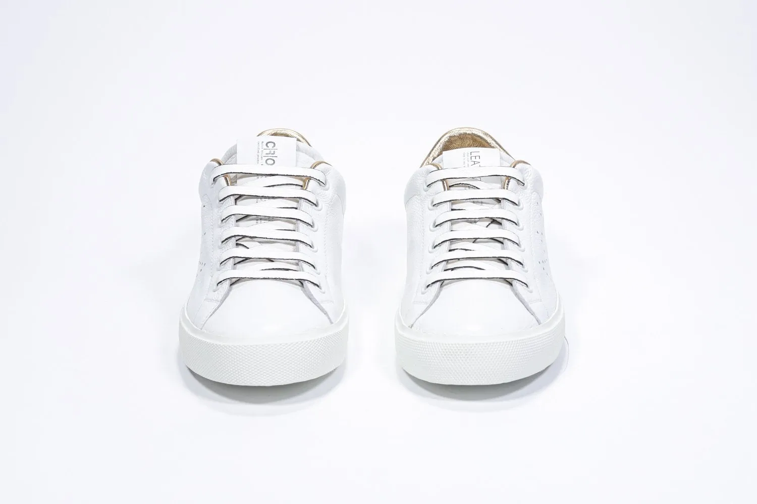 LC06 | Gold & White - Low Top - Women