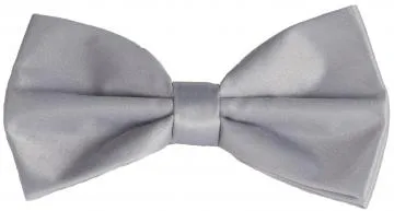 PLAIN MICROFIBER ADJUSTABLE BOW TIES ~ 50 COLORS