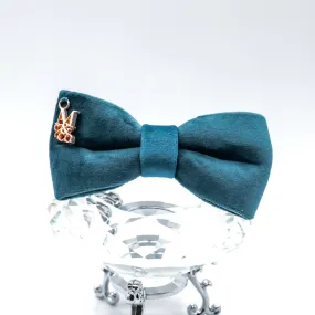 "The Peacock" Velvet Bow Tie