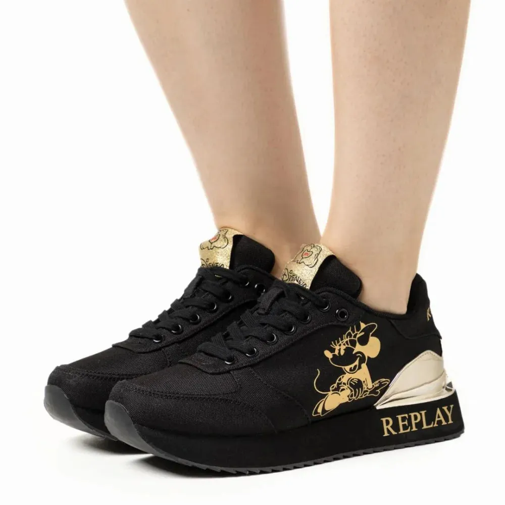 REPLAY Penny Disney Women Sneakers RS8P0001T-BLK