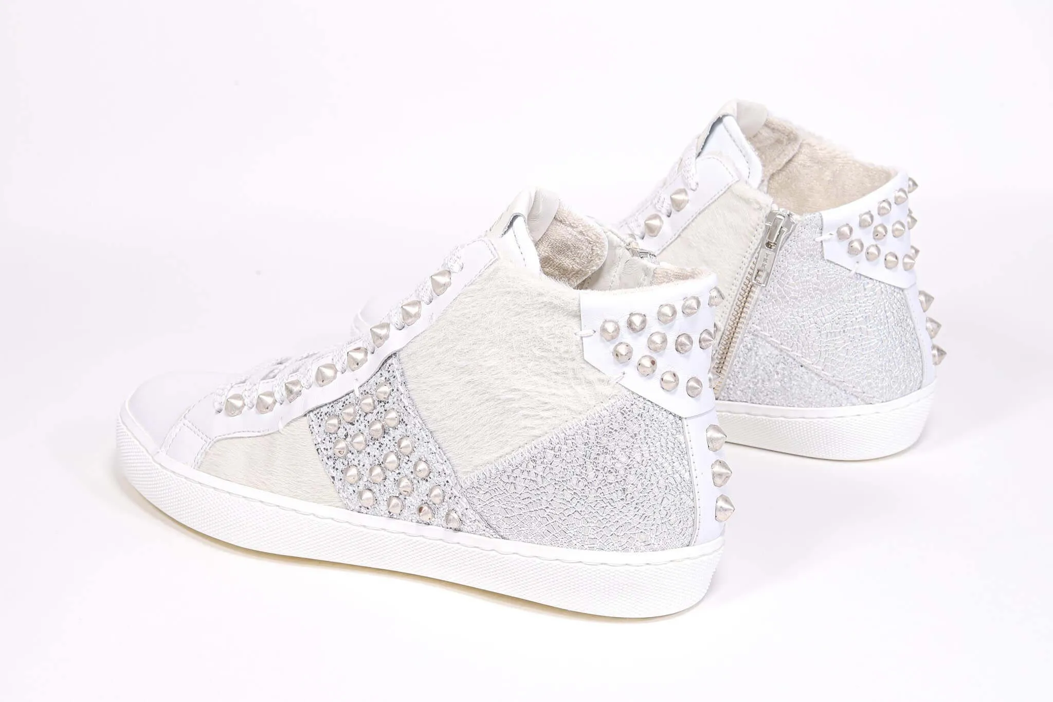 RISERVA | White & Silver - High Top - Women