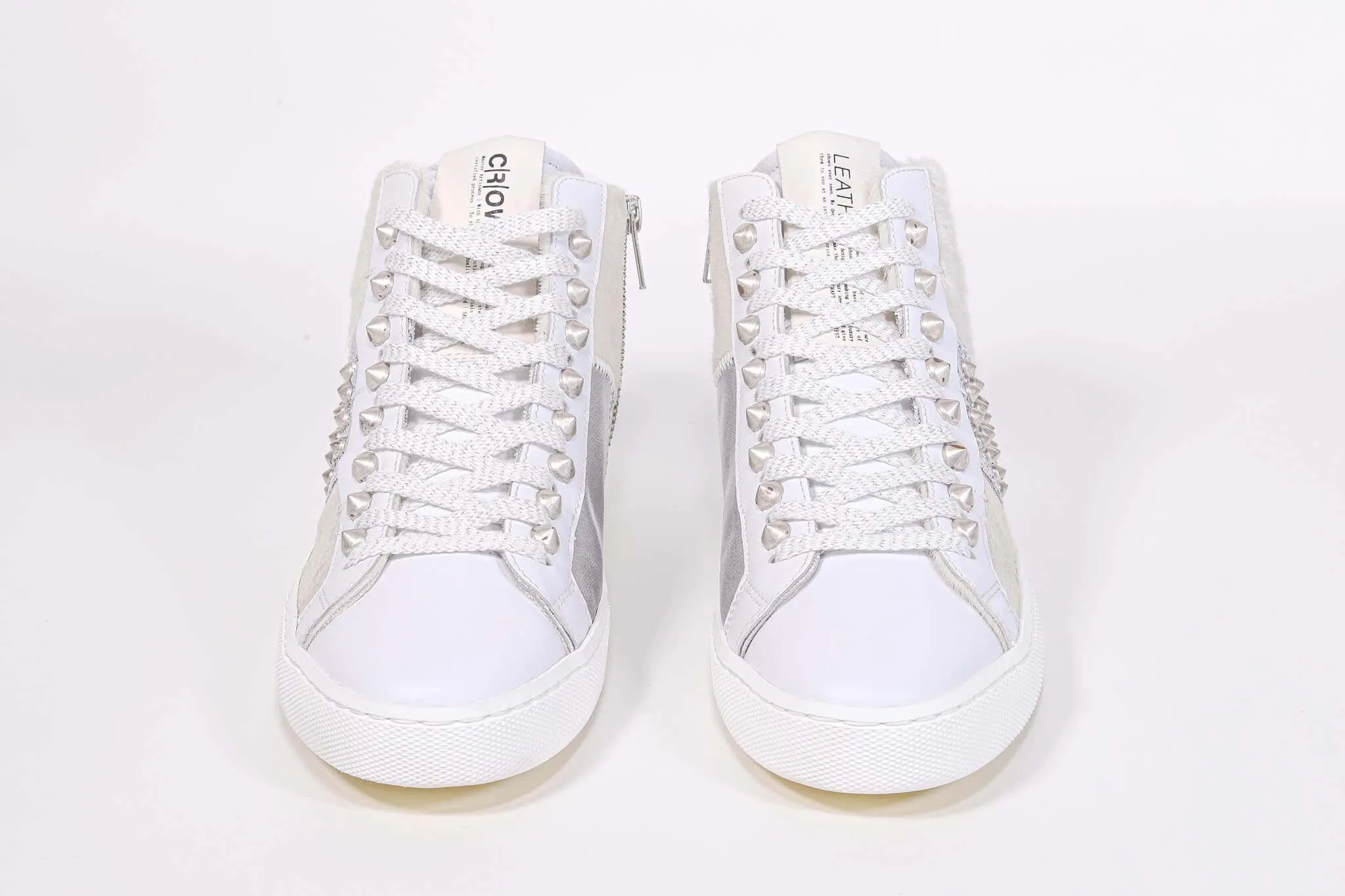 RISERVA | White & Silver - High Top - Women