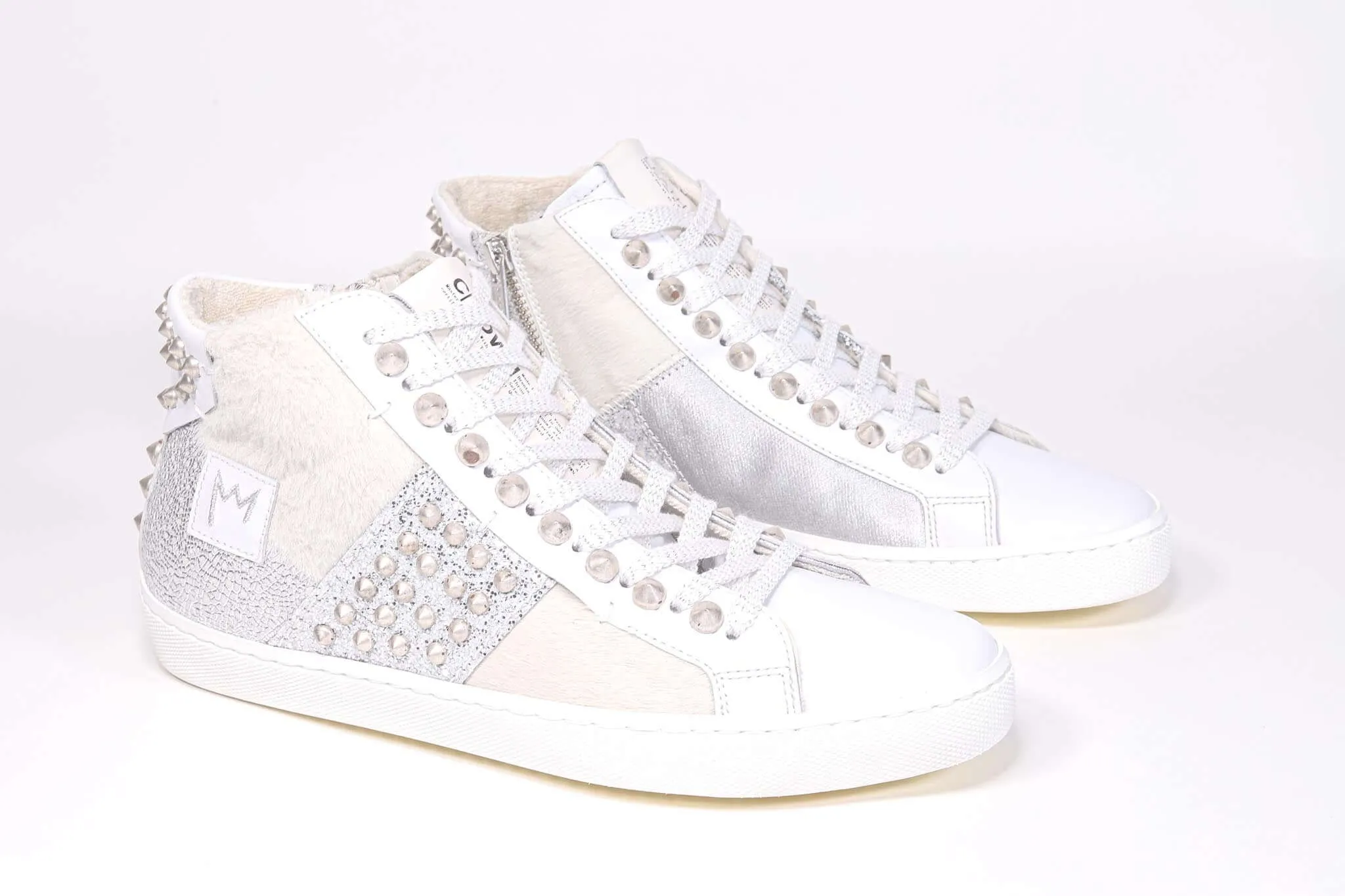 RISERVA | White & Silver - High Top - Women