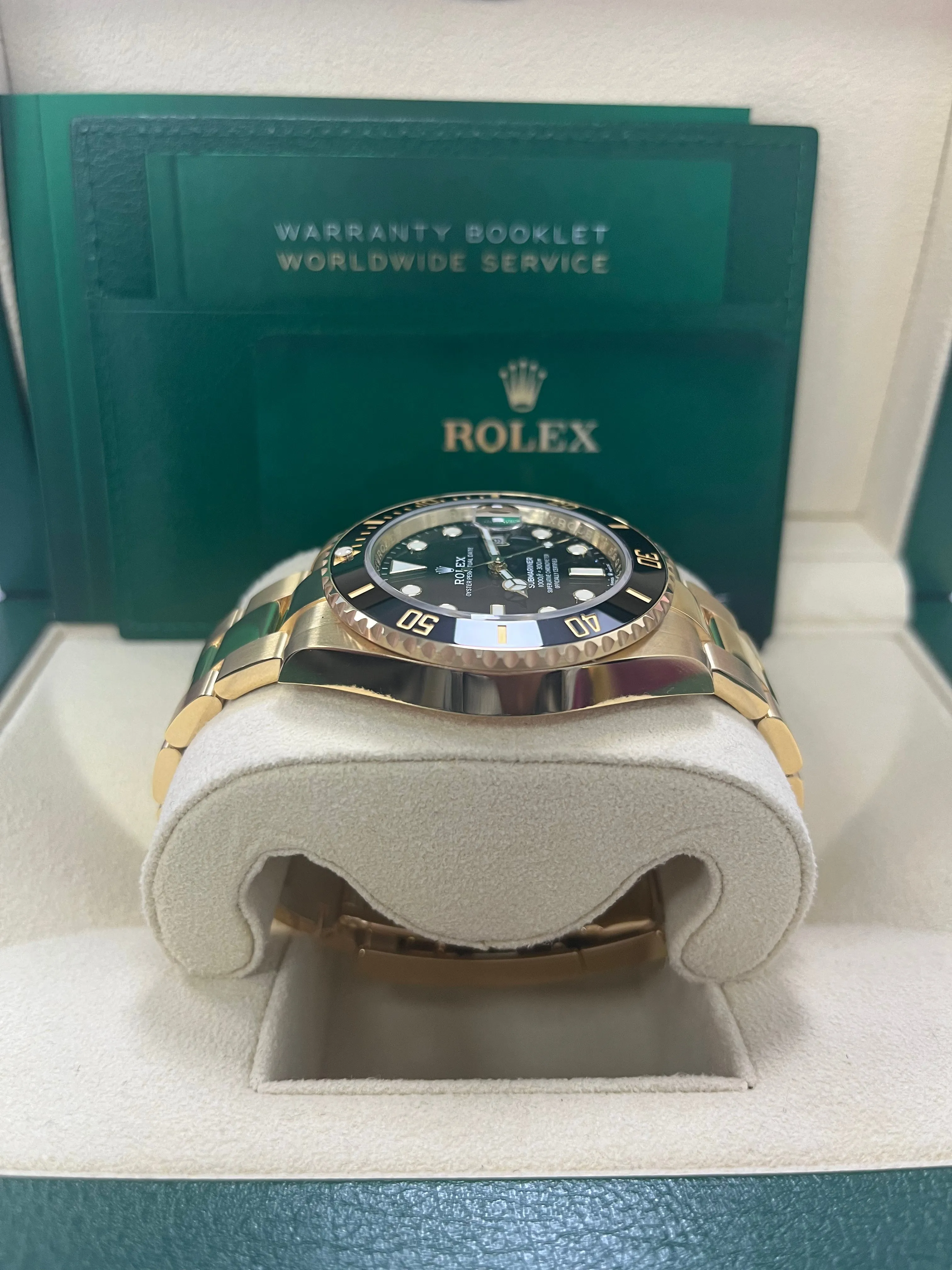 Rolex Yellow Gold Submariner Date Watch - Black Dial (Ref # 126618LN)